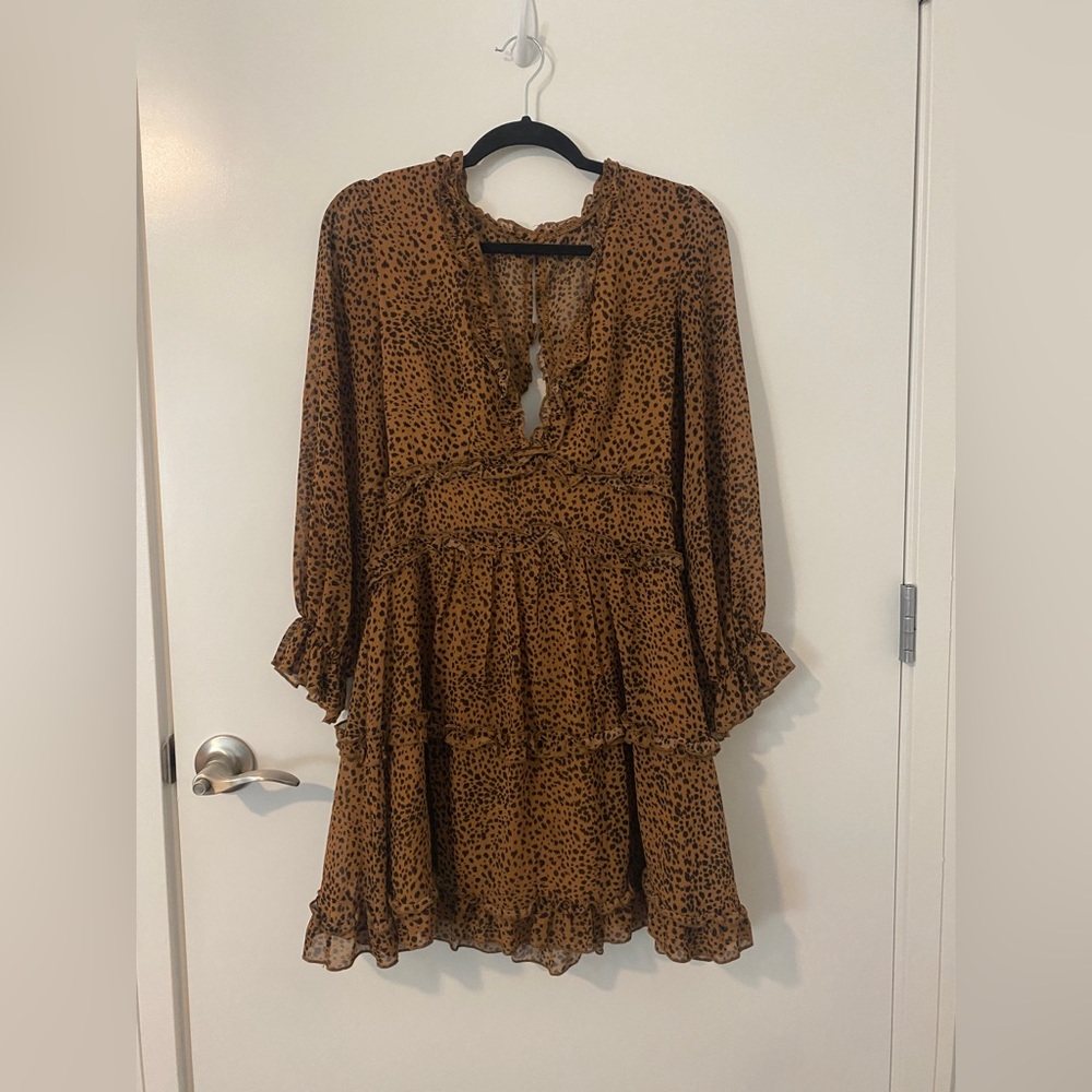 Animal-print dress